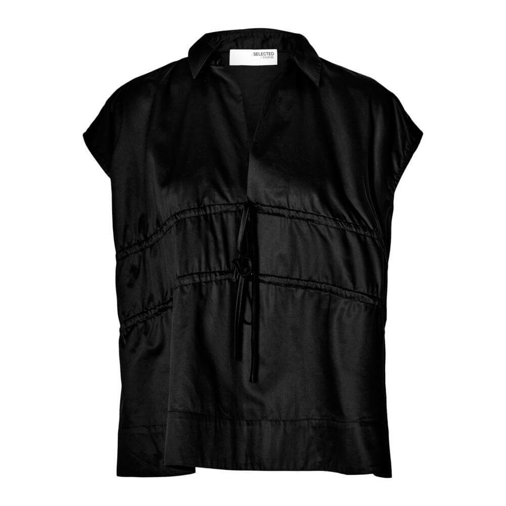 Selected Fally Tie Blouse